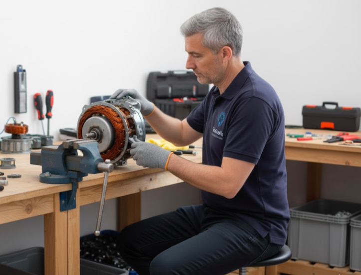 Cambio de partes de microondas