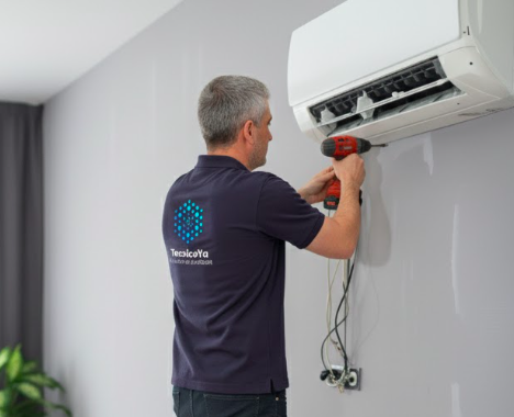 Instalación de aire acondicionado